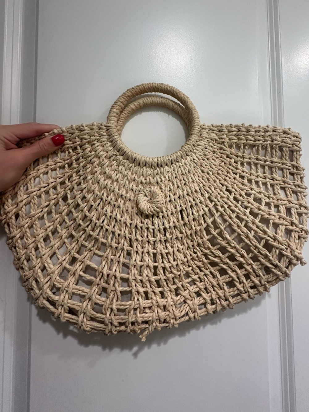 Straw Beach Bag